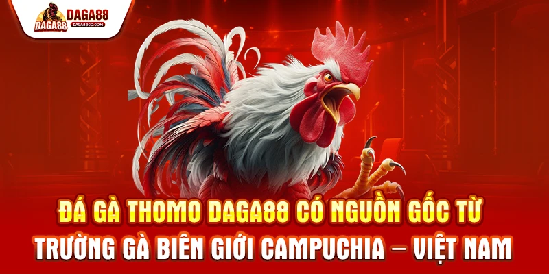Đá gà Thomo DAGA88 có nguồn gốc từ trường gà biên giới Campuchia – Việt Nam